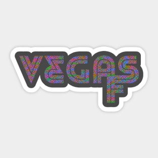 VEGAS AF PEBBLE Sticker